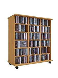 VCM Regal DVD CD Rack Sideboard Medienregal Medienschrank Aufbewahrung