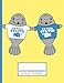 Produktbild I'm With Stupid Manatee Composition Notebook Grid/Graph Paper: Cute Manatee Composition Journal Composition Book 7.44" x 9.69"(18.9 x 24.61 cm) 100 sheets/200 pages Manatees Wearing Novelty Tees
