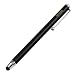 Produktbild iKross Stylus Stift Eingabestift, Touchscreen dünnerer Spitze Ersatzspitzen austauschbar Halteschnüre ( Schwarz )