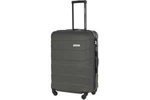 BARRENS Valigia media | Valigia business | 66x46x26 cm | 60 L | Materiale ABS | Serratura criptata | 4 360 ruote | Compatibile con le compagnie aeree | Grafite