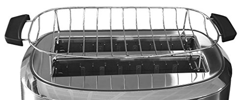 CASO NOVEA T4 Design Toaster für 4 Scheiben, mit Motorlift, 9 Bräunungsstufen, inkl. Brötchenaufsatz - 2