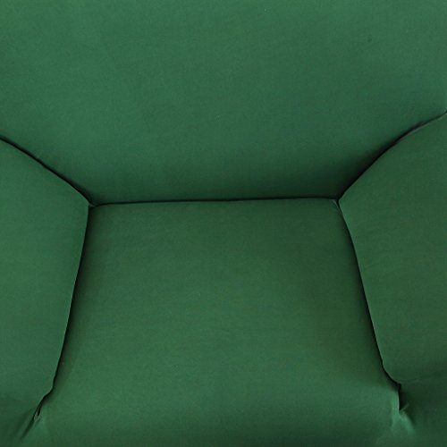 Einzelschlafcouch Sitzbezug Slipcover Sofa Husse Dekor Spandex-Stretch – Grün - 9