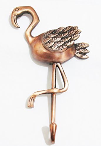 Vintage Style Copper Finish Cast Iron Coat Hook Key Hook Hanger - FLAMINGO