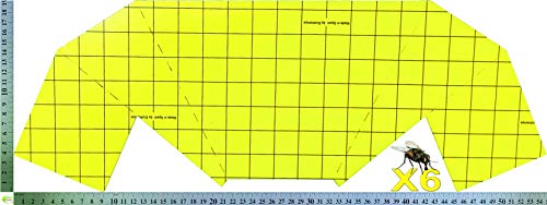 Zero Biocides 6 Placas Adhesivas DE Recambio para Equipo ATRAPAMOSCAS UV Formato Nº P9