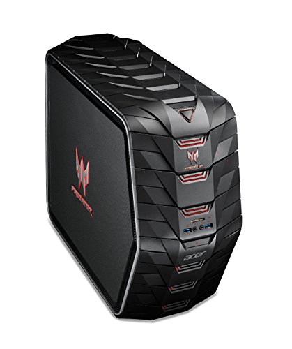 Acer Predator (G6-710) Desktop-PC (Intel Core i5-6600K, 8GB DDR4-RAM, 128GB SSD + 2TB HDD, Nvidia Geforce GTX 970, DVD, Win 10 Home, inkl. Predator Tastatur und Maus) schwarz - 14
