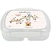 Produktbild Lunchbox Snackbox Brotdose Frühstücksdose I mit Namen personalisiert I für Schule Kindergarten und Büro I von Finlix (Vogel)