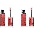 Maybelline New York Lip Colour, Smudge-free, Long Lasting up to 16h, Liquid Lipstick, Shine Finish, SuperStay Vinyl Ink, 15 Peachy (Pack of 2)
