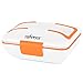 Produktbild Elektrische Lunchbox, TKSTAR Elektro Edelstahl PP Material Notebook Box Lunchbox Elektro Abnehmbare 3-Raum Speisebehälter Bento Box für die Schule-Büro HB01 Orange
