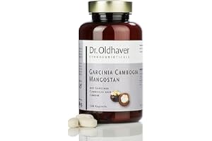 ‎DR. OLDHAVER ETHNOEUBIOTICALS Dr. Oldhaver Garcinia Cambogia Mangostan Extrakt (120 Presslinge) - Hydroxy Zitronensäure (HCA) - Hochdosiert | mit Chrom für Stoffwechsel und Blutzuckerspiegel