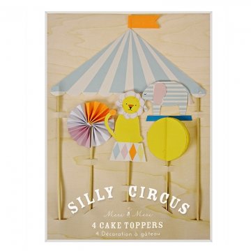 Preisvergleich Produktbild Silly Circus Cake Toppers S / 4