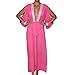 Produktbild Fenverk Damen Sommer Spitzen Bluse Tops Strand Badeanzug Bedecken Pareos Kimono Cardigan Strandkleid Strickjacke Hemd Umhang Bikini Spitze(Hot Pink)