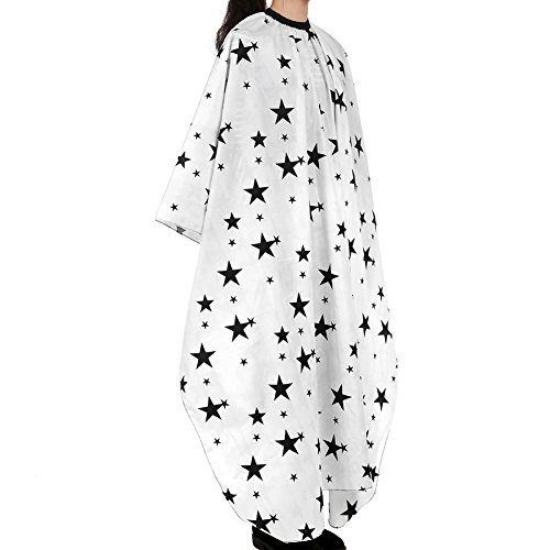Abody Friseurumhang Barber Cape Haircut Tuch Kleid Anti-Statik-Haar-Styling Perming Färben Schürze - 3