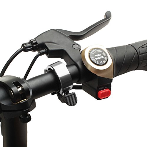 Bike Bell ,Aluminium Fahrradklingel Ring,Q Stealth Fahrrad Horn Zubehör Fit für 22,2–24 mm Lenker,Mountain Bike,Road Bike-DeWu Seller - 5