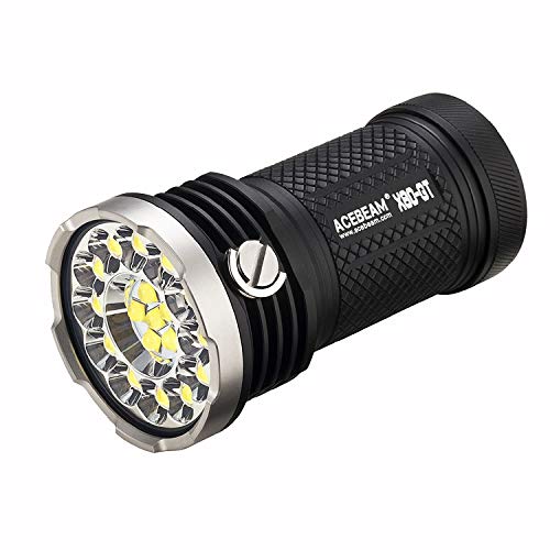 ACEBEAM X80-GT Taschenlampe, 18 CREE XHP50.2 LEDs mit max. 32500 Lumen, wasserdicht IPX8 unter Wasser, 30 Meter.