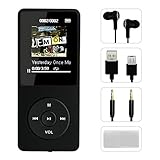 mp3 player bluetooth großes display 【Garantie und was ist das Paket enthalten】: Die 60 Tage Geld-zurück-Garantie, 6 Monate kostenlosen Ersatz und lebenslange Service Garantie machen eine 100% Zufriedenheit des Kundenservice, sorgenfrei nach dem Verkauf. Wenn Sie irgendwelche Produktprobleme haben, kontaktieren Sie uns bitte direkt, Sie erhalten eine schnelle und zufriedene Antwort. Lieferumfang: 1 x MP3-Player, 1 x hochwertiger Kopfhörer, 1 x USB-Kabel, 1 x Silikon-Schutzhülle, 1 x Bedienungsanleitung