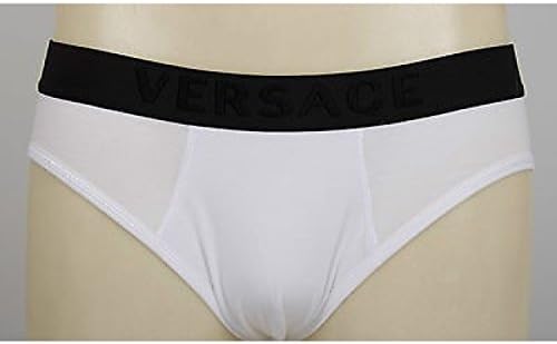 Man underwear Pant panties brief VERSACE art. T. AU140014/XL 6 col. A001 WHITE