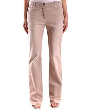 Brunello Cucinelli Pantaloni Donna MCBI053011O Cotone Beige