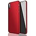 Price comparison product image iPhone X Case, EZZYMOB [Ultra Thin] [Slim Fit] Apple iPhone X Matte Finish Phone Case with Superb Grip, [Apple iPhone X, IPhone 10 Cover Case] [Support Wireless Charging] [Screen Protector friendly] (iPhone X Red)