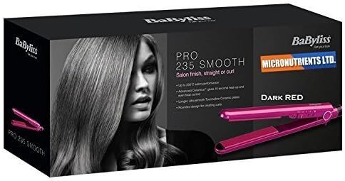 Babyliss Pro 235 Styler Salon smooth,Straighten or Curl Model 2082JU