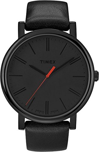 Timex Herren-Armbanduhr Schwarz Analog Leder T2N794PF Timex Herren-Armbanduhr Schwarz Analog Leder T2N794PF