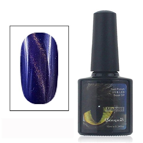 JACKY 12 Color UV Glue Nail Polish Manicure LED Cats Eye Color (K)