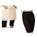 Liang Rou Maternity Elastane Adjust Waistband Short Leggings Color Black 2-Pack