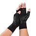 Produktbild Leslaur Kompressionstherapie Handschuh Handgelenkstütze Anti-Arthritis Rheumatold Gesundheit Hand Schmerzlinderung Ärmel Handschuhe Schwarz M