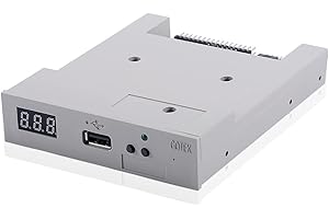 GoTEK SFR1M44-U100 3,5 Zoll 1,44 MB USB SSD Diskettenlaufwerk Emulator Grau