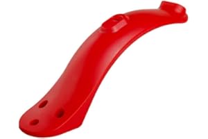 EWHEEL Guardabarros Corto Xiaomi M365, Essential, 1S, Pro/2 (Incluye Gancho) (Rojo)