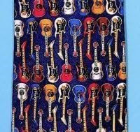 Silk Tie: Guitars