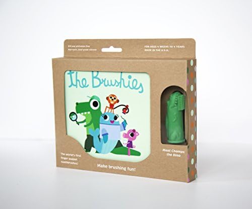 Baby and Toddler Toothbrush and Storybook - Team Member: Chomps The Dino!