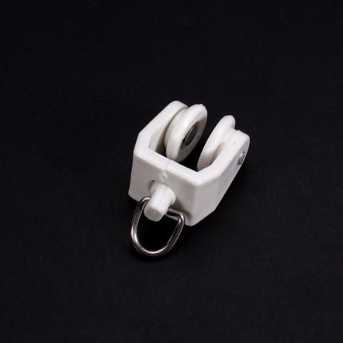 onewiller Plastic Curtain Track Runners Rail Runners with Eyelet 20pcs