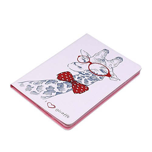 iPad Mini 1/2/3 Hülle, DEENOR Bunt Painting und Stilvoll Brieftasche Tasche PU Leder Flip Protective Stand Tasche Schutzhülle Hülle für Apple iPad Mini 1/2/3 Generation.[Giraffe] - 4