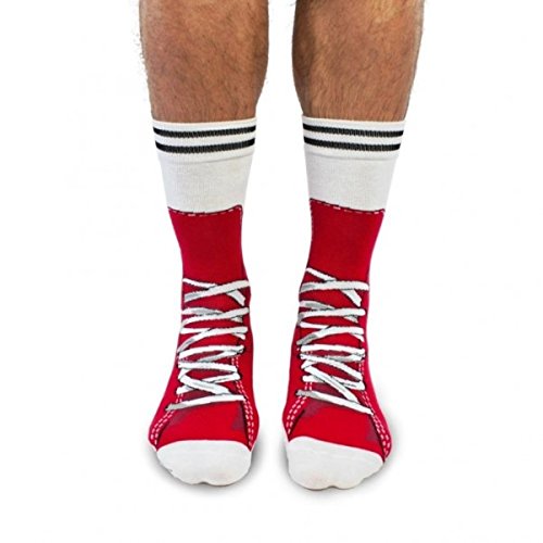 Preisvergleich Produktbild Turnschuhe Socken für Männer in rot im Paar - Strumpf