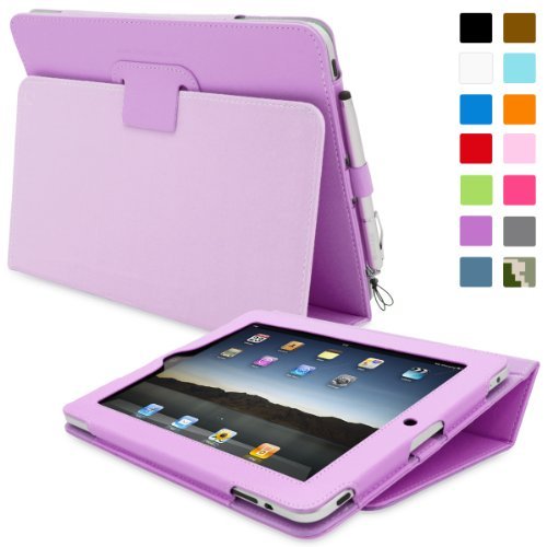 iPad 1 Hülle (Lila), Snugg - Smart Case mit lebenslanger Garantie + Sleep / Wake Funktion