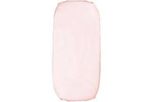 Andy & Helen Lenzuolo con angoli elasticizzati per Sotto Culla/carrozzina in 100% cotone, Rosa