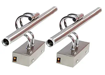 Imper!al Steel 8watt LED Picture Light/Mirror Light (Set of 2pcs.)