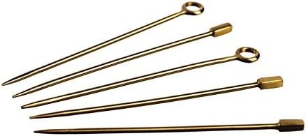 The Just Slate Company 5 Gold Drinks Stirrers