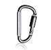 Produktbild Karabiner aus Aluminium matt 6mm, mit Schraubverschluss Schlüsselanhänger Outdoor Camping Wandern von der Marke PRECORN