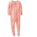 Carter's Baby Girls One Piece Cotton Cheetah Bright Print Footed Pajamas - 18M