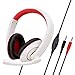 Produktbild Sguan-wu Soyto SY722MV HiFi Stereo Gaming Headset Lautstärkeregler Kopfhörer für PC Laptop White