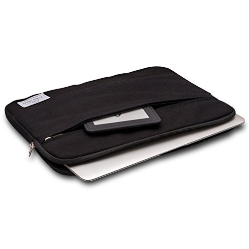 Laptoph  lle 13 - 13 3 Zoll Schwarz - Johnny Urban Canvas Laptop Sleeve Laptoptasche H  lle f  r MacBook Air 13    Pro 13  Surface Book uvm  - 13   13