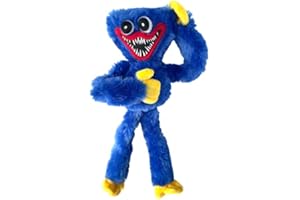 XEANCO Huggy Wuggy Plush Toy Blue, Poppy Playtime Soft Stuffed Long Plush, Funny Cute Plush Toy Perfect for Girls, Boys, Kids, Friends and Gifts(Blue)