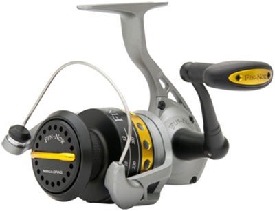 Fin-Nor LT40 Lethal Spinning Reel, 230-Yards, 10-Pound Mono Line Capacity, 23-Pound Maximum Drag, Gray and Black Finish by Fin-Nor