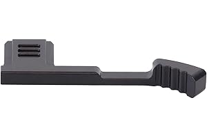 OURHZTB Metall-Blitzschuh-Griff für Panasonic Lumix S9, Daumengriff aus Aluminiumlegierung mit Blitzschuh-Abdeckung, Daumenstütze, Halterung für Lumix S9 Kamera-Zubehör (schwarz)