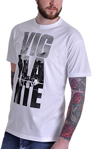 Batman vs Superman T-Shirt Vigilante from Dawn of Justice White - XXXL