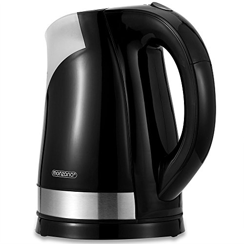 Wasserkocher Teekocher Kessel Edelstahl Kocher 1,7 Liter 2200 Watt schnurlos - 4