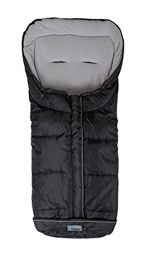 Altabebe AL2203XL-12 - Saco de invierno para silla de coche, 0-12 meses, color negro/gris claro