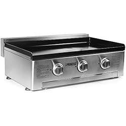 Princess 01.105053.02.001 Plancha gaz 3 brûleurs - Plaque de cuisson en fonte émaillée