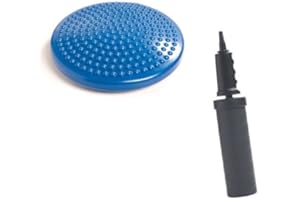 PhysioRoom Junior Wobble Air Cushion with Free Pump (30cm) | Balance Cushion, Core Balance Board, Fitness Workout Rehabilitation Posture | Trainer, Strength Training, Relieving Back Pain, ADHD